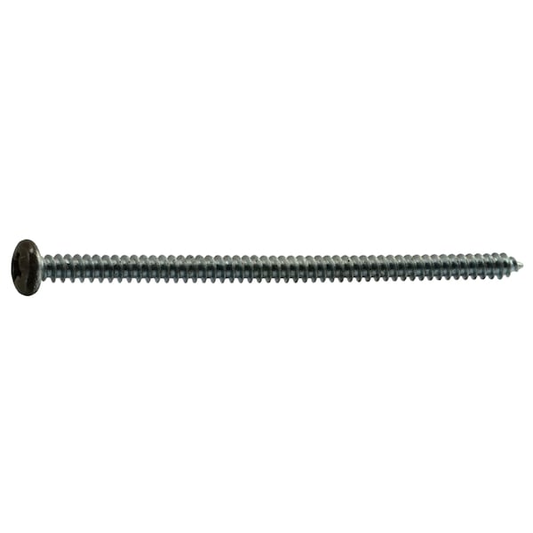 Midwest Fastener Sheet Metal Screw, #8 x 3 in, Painted Steel Pan Head Phillips Drive, 12 PK 37907 - main